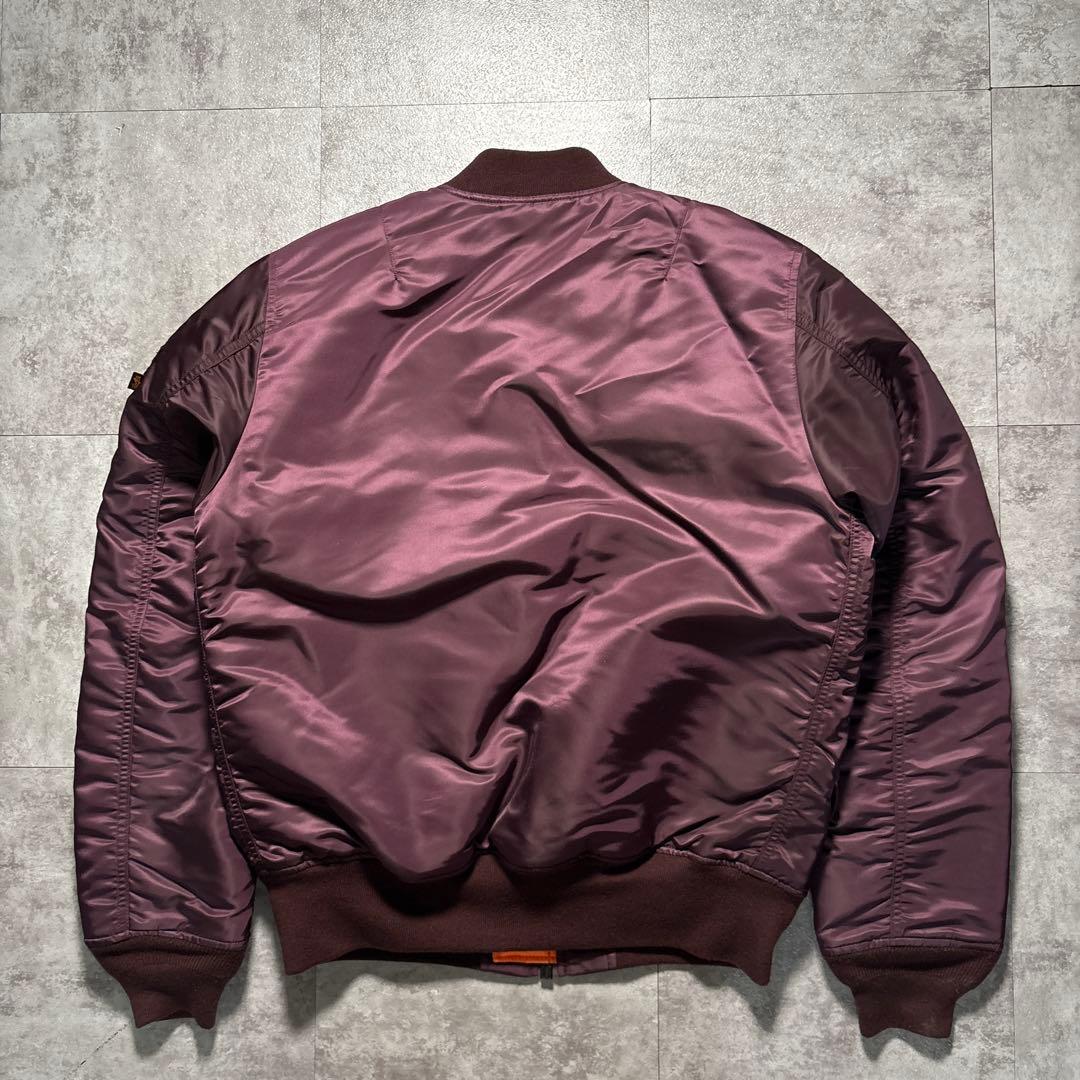 希少カラー　alpha ma-1 flight jacket パープル　紫　XL