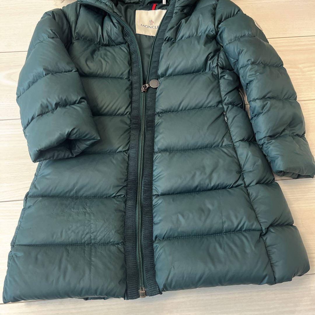 【モンクレール MONCLER】ファー付ダウン 4Y 104cm 期間限定値下げ