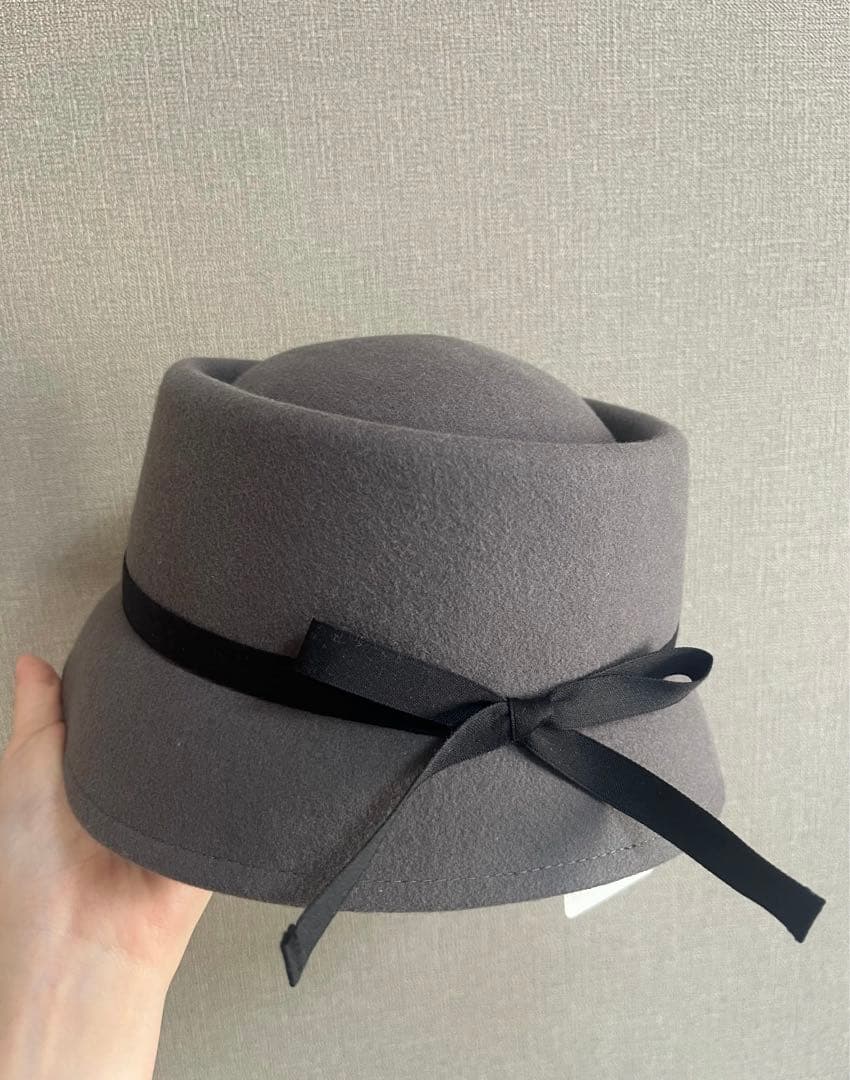 CA4LA CASABLANCA カサブランカ ウール ハット グレー