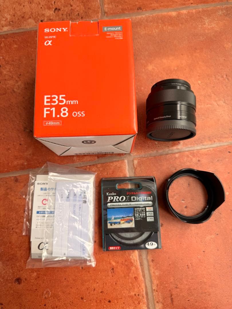 SONY SEL35F18 E35mm F1.8 OSS 単焦点レンズ 2026