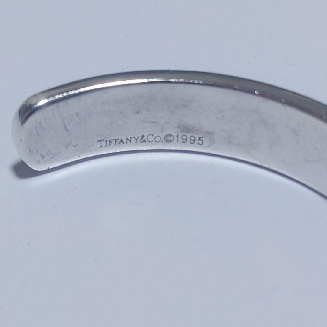 極美品 ティファニー バングル Atlas アトラス 15.5号 シルバー925