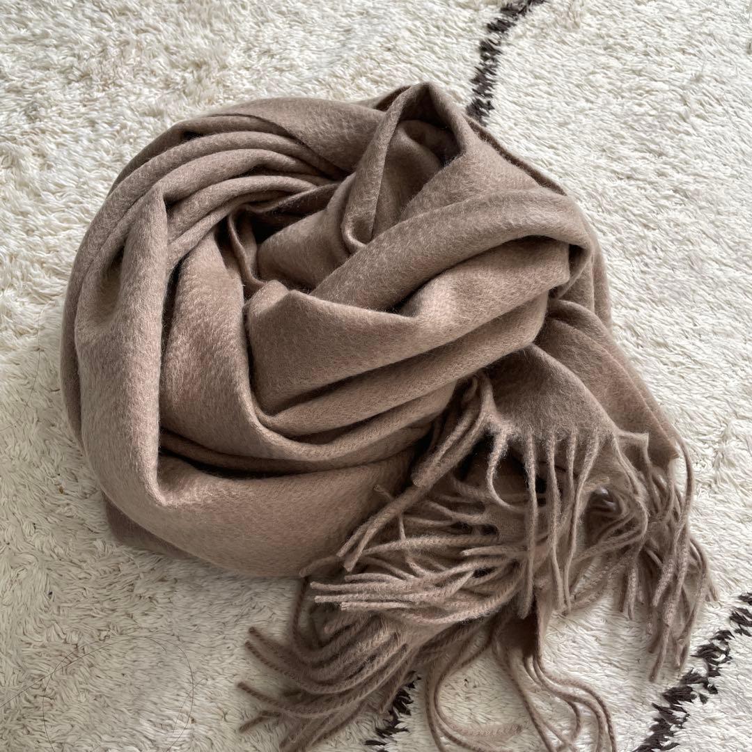 美品ジャーナルスタンダード　オリジナルカシミヤ100%大判ストール