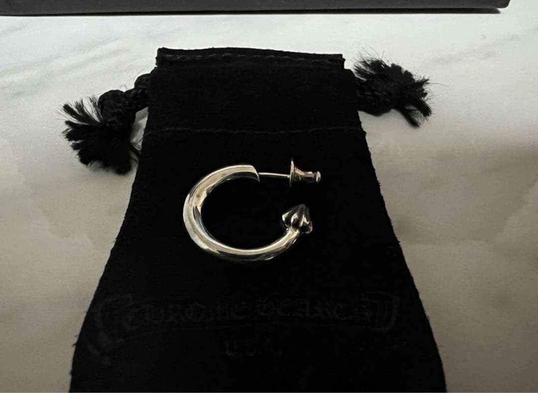 クロムハーツ　フープピアス　インボイス原本付き