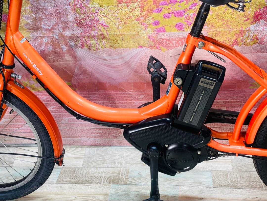 ZK3348 電動自転車 ヤマハ パスバビー 子供乗せ 20インチ 送料