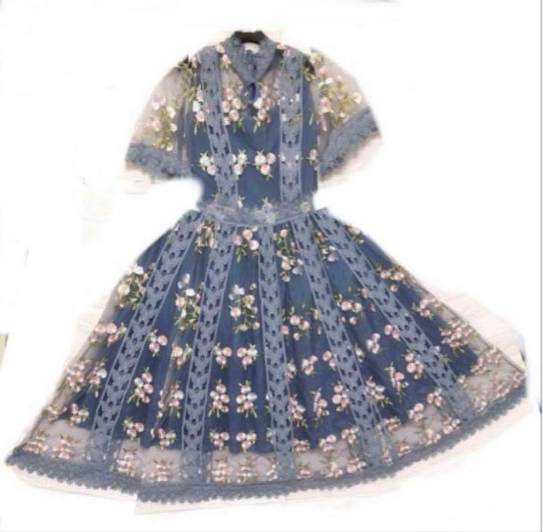 極美品　希少 エムズグレイシー　ワンピース　公式販売 セレクトブランド　レース