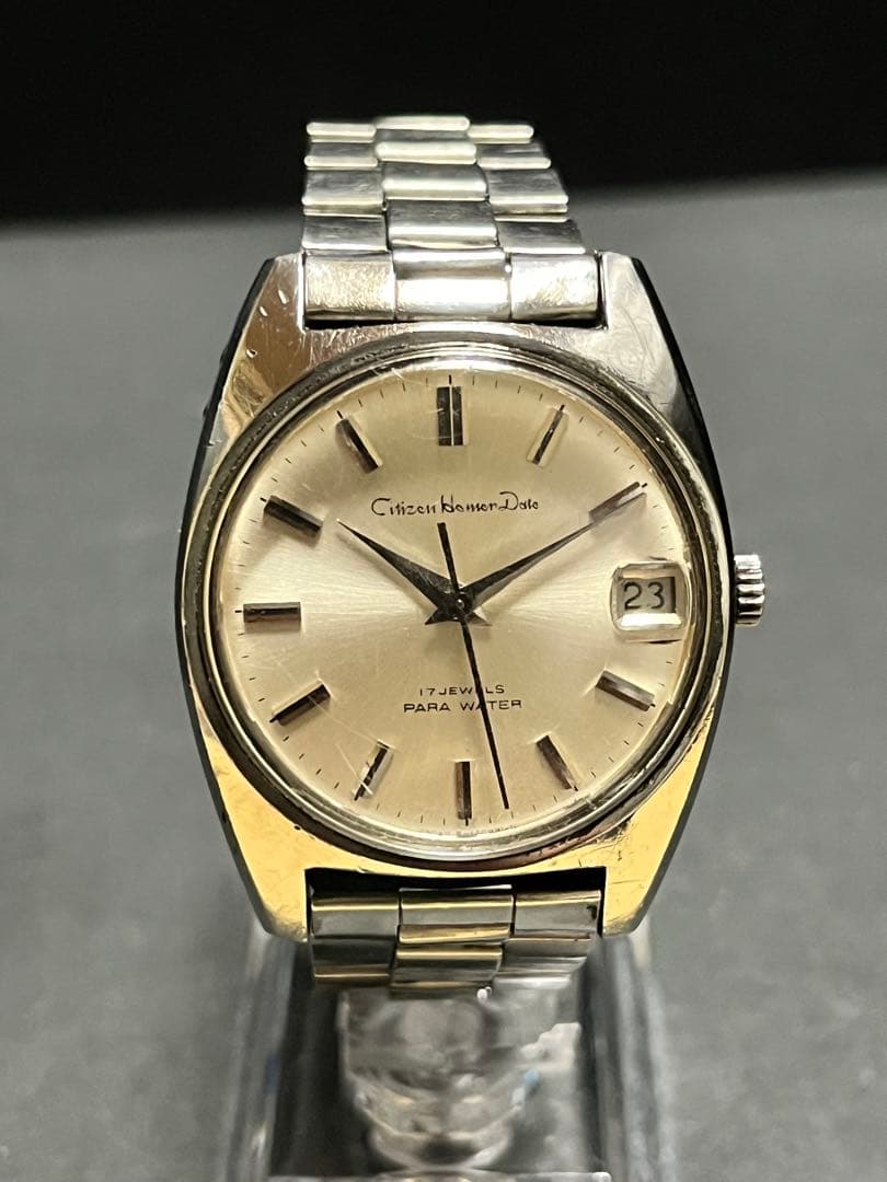 ★レアモデル！シチズン ホーマー デイト AT/自動巻メンズ腕時計稼働