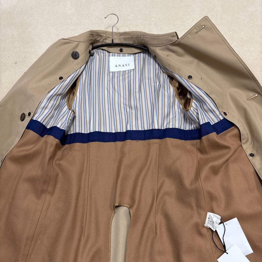 新品タグ付き✨税抜価格6.２万円　 アナイ ロングトレンチコート ライナー付き