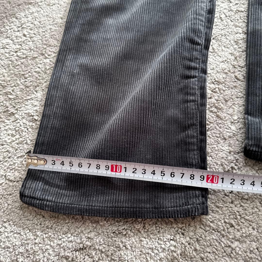 CALEE ブラック コーデュロイパンツ M
