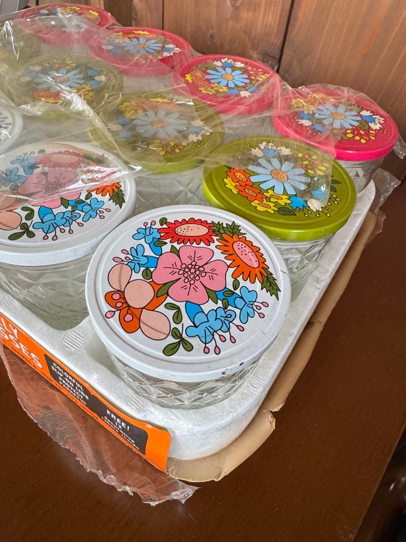 Ball JELLY GLASSES ボールジャー ガラスキャニスター12個