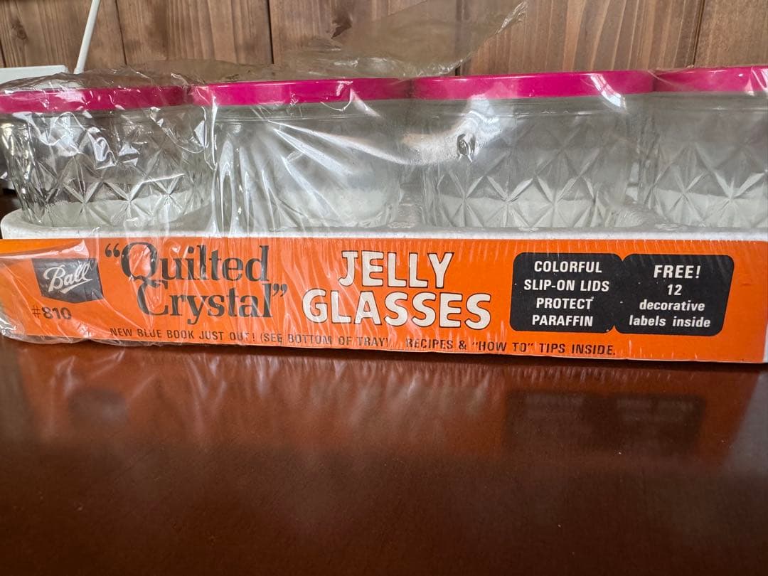 Ball JELLY GLASSES ボールジャー ガラスキャニスター12個