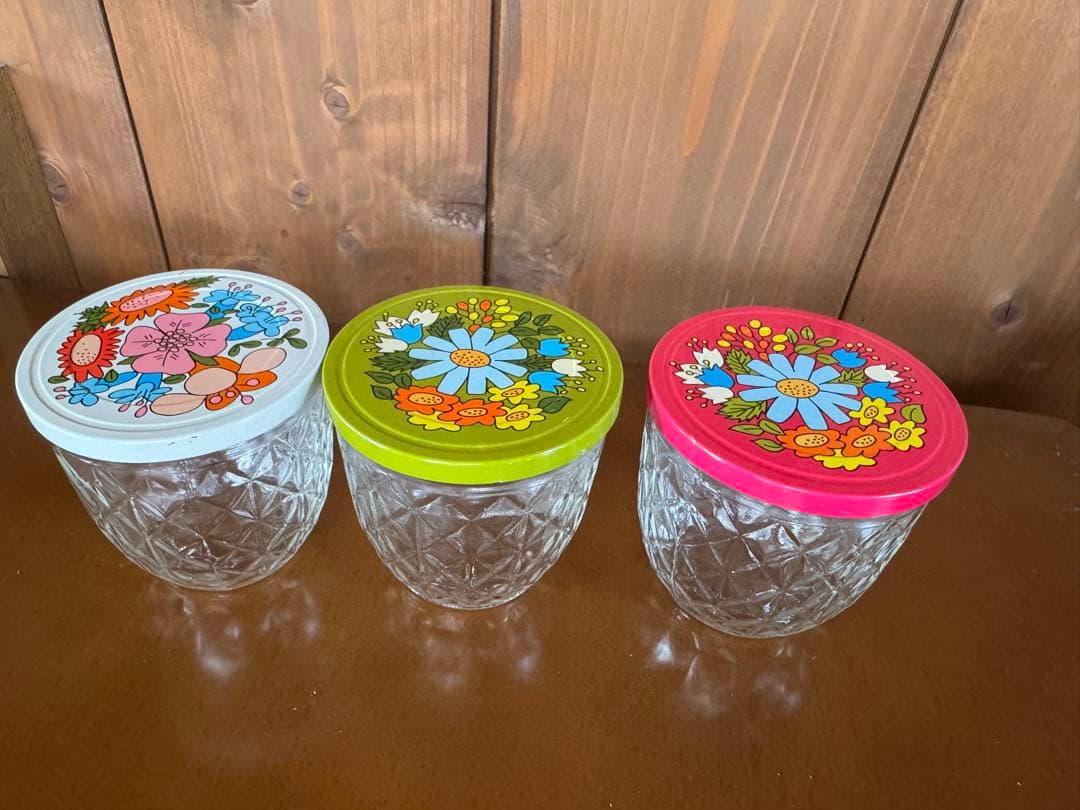 Ball JELLY GLASSES ボールジャー ガラスキャニスター12個