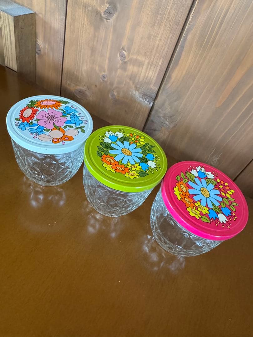 Ball JELLY GLASSES ボールジャー ガラスキャニスター12個