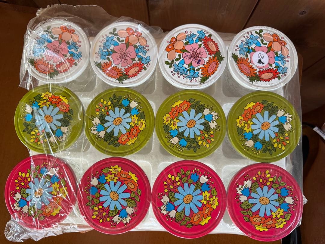 Ball JELLY GLASSES ボールジャー ガラスキャニスター12個