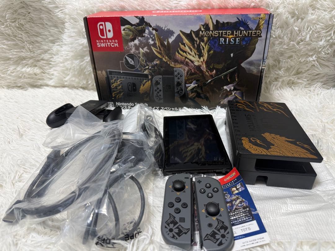 任天堂switch 本体 モンスターハンターライズ スペシャルエディション 完品