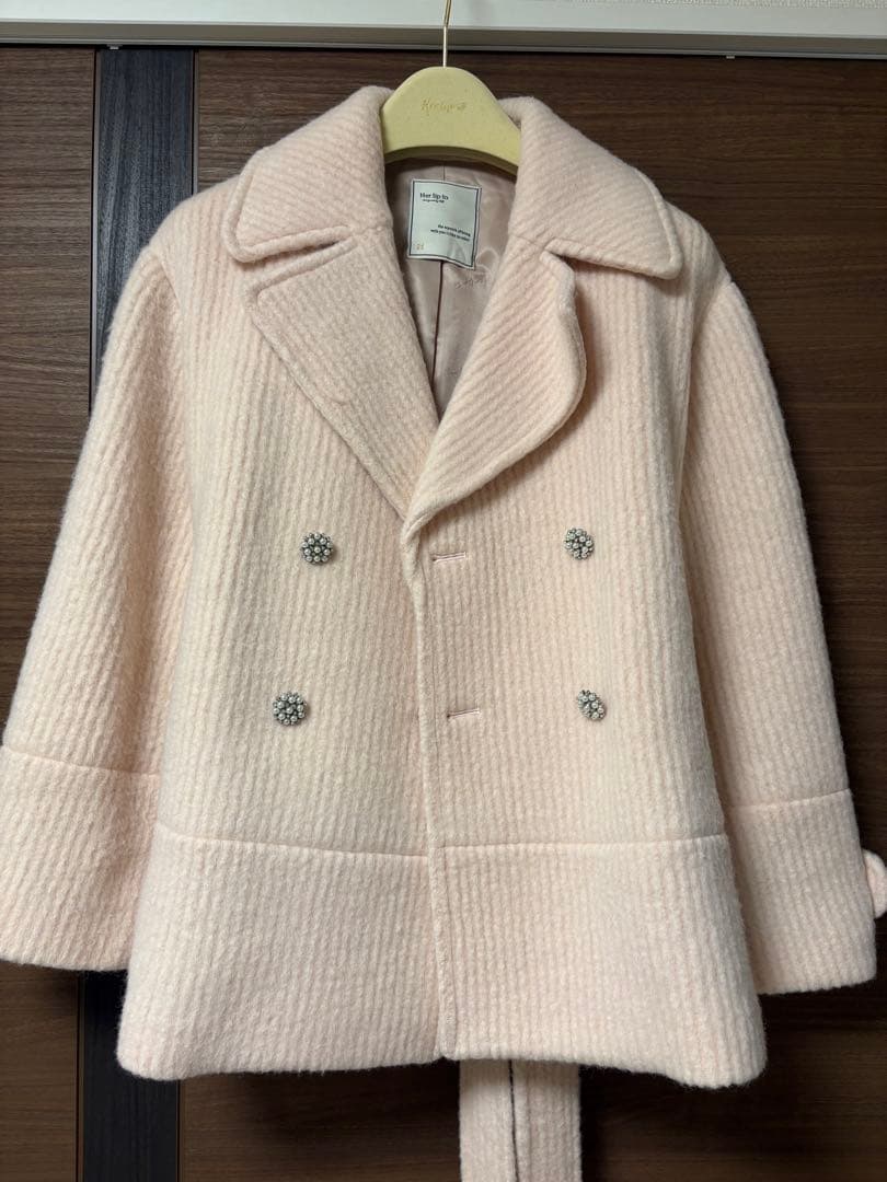 ジャケット・アウター herlipto Odette Wool-Blend Coat