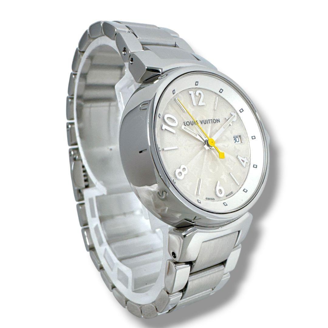 ルイヴィトン タンブール Q121K デイト レディース 腕時計 ブランド 美品