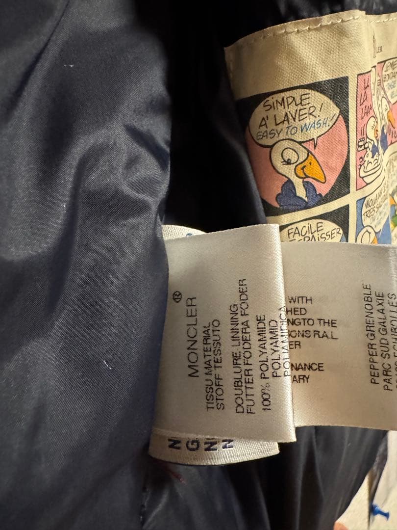 MONCLER ネイビー ダウンベスト サイズ00 モンクレール