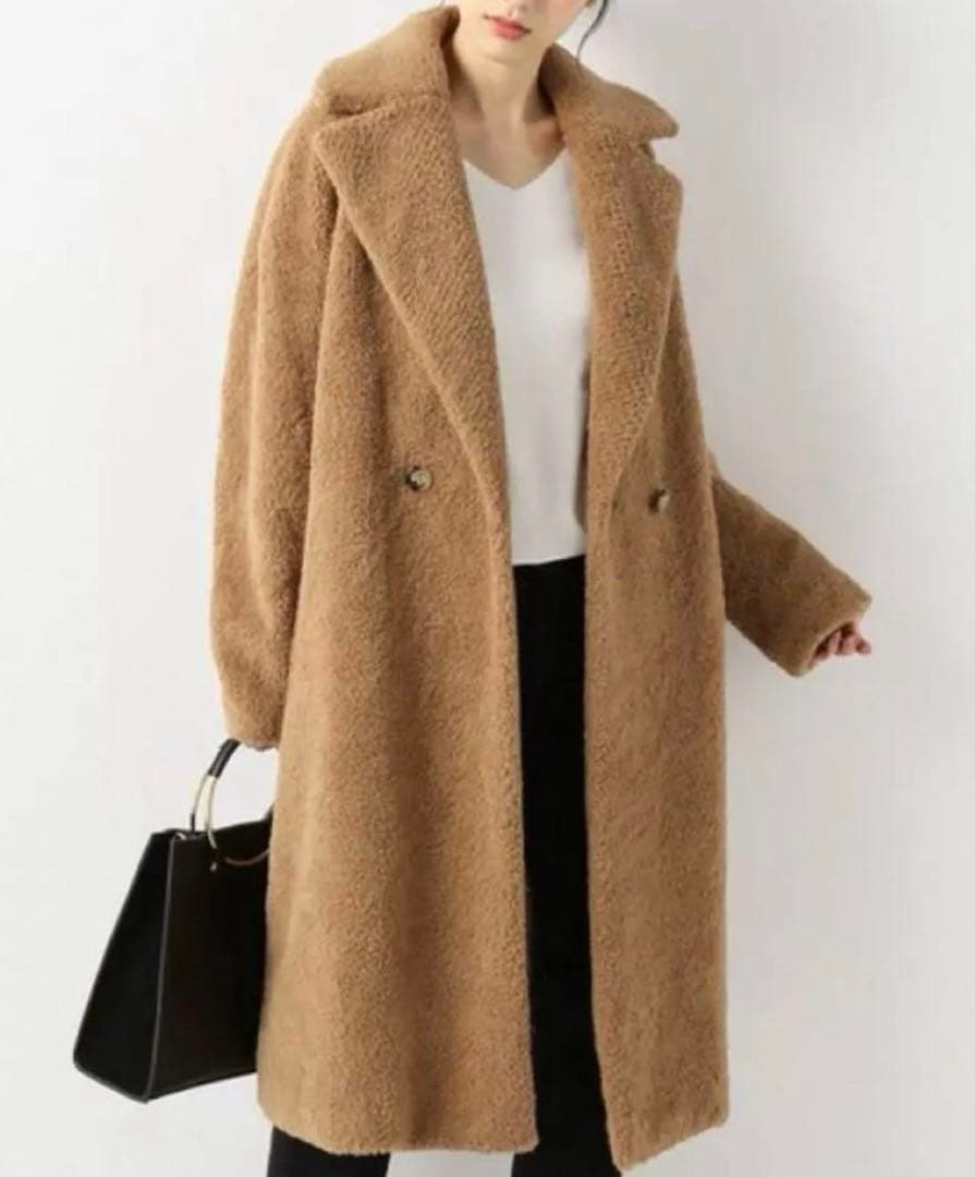 FRAMeWORK ウールボアオーバーコート テディベアコート