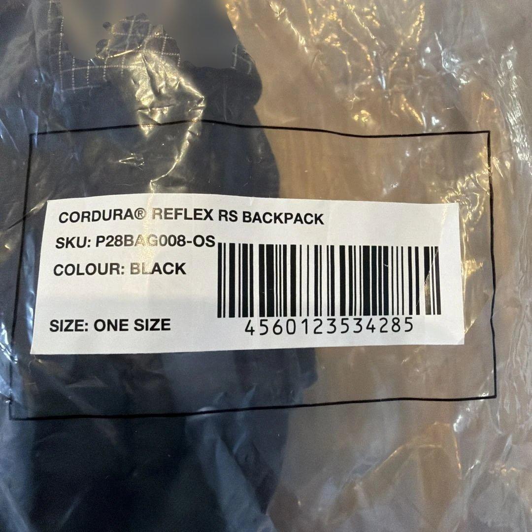 新品 パレス Cordura Reflex RS Backpack Black