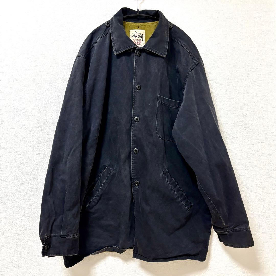 90s old stussy Outer gear カバーオール　白タグ