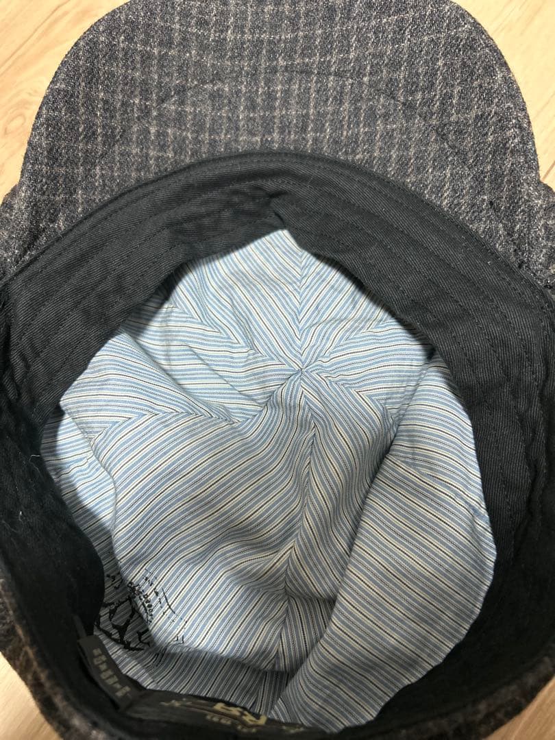 希少　ウールチェック　ニュースボーイキャップ　RRL 少量生産