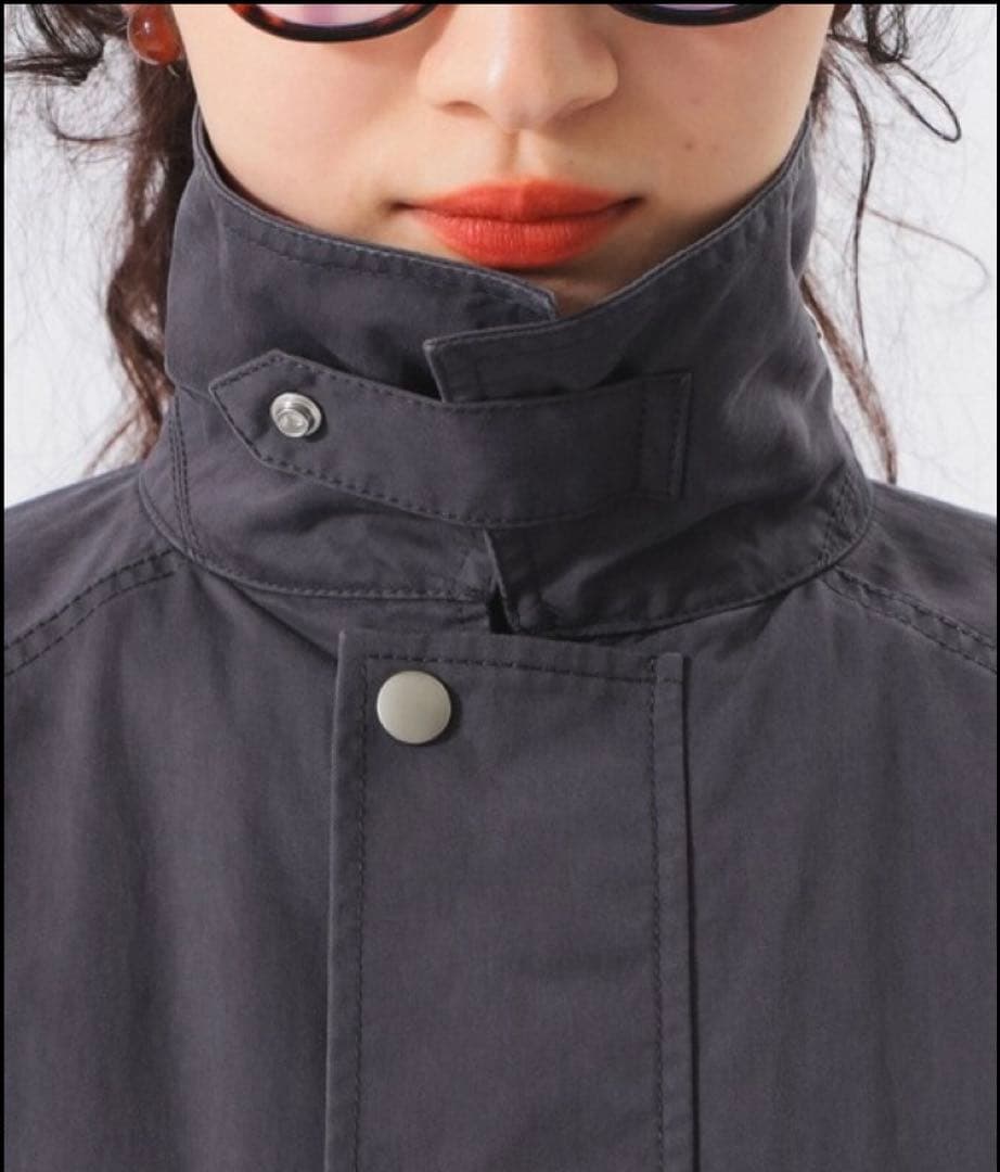 ビームスボーイ　ステンカラーコート　ベージュ 今季　新品タグ付き2way