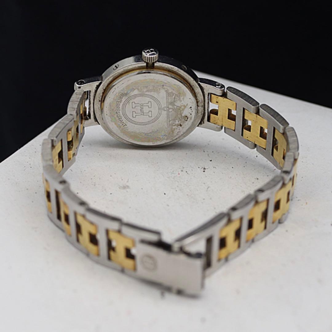 HERMES クリッパー　腕時計 Hバンド　ゴールド シルバー
