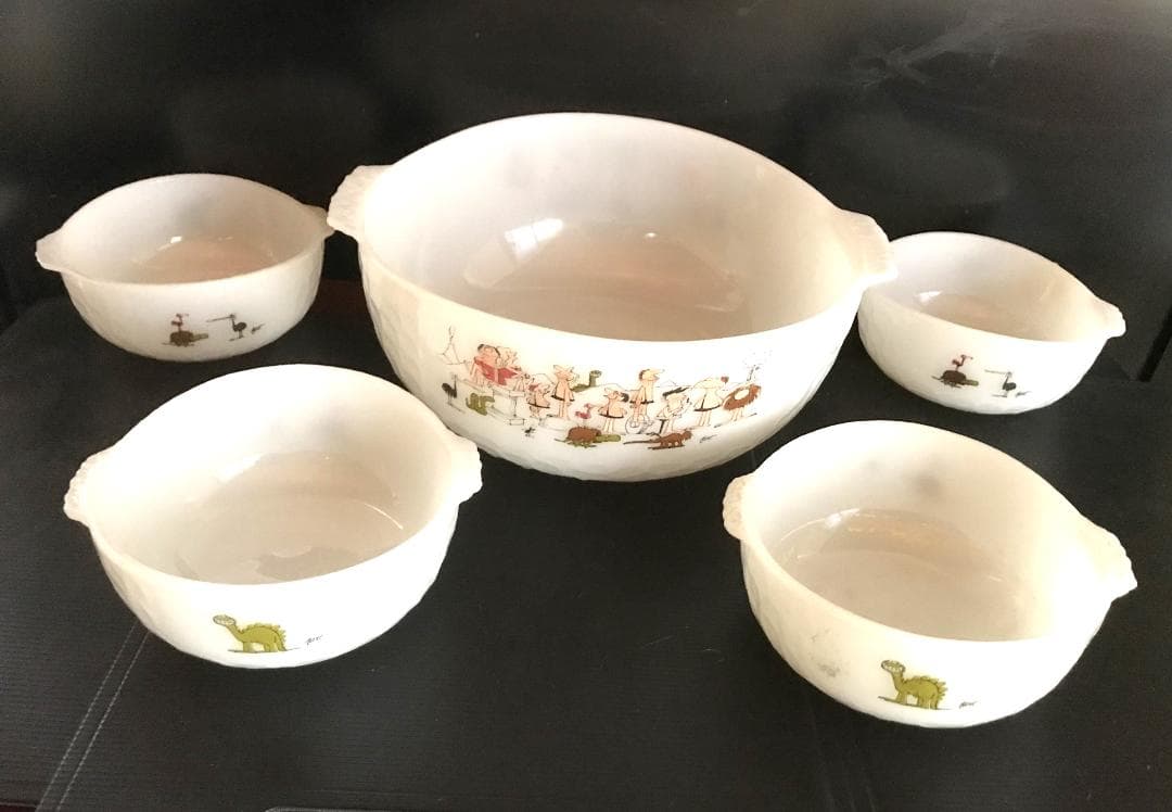 ファイヤーキング　 BCコミック 　ボウル 　5点セット （大１、小４）