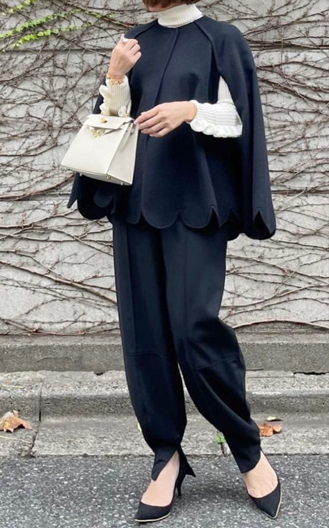 Cygne シーニュ スカラップコート