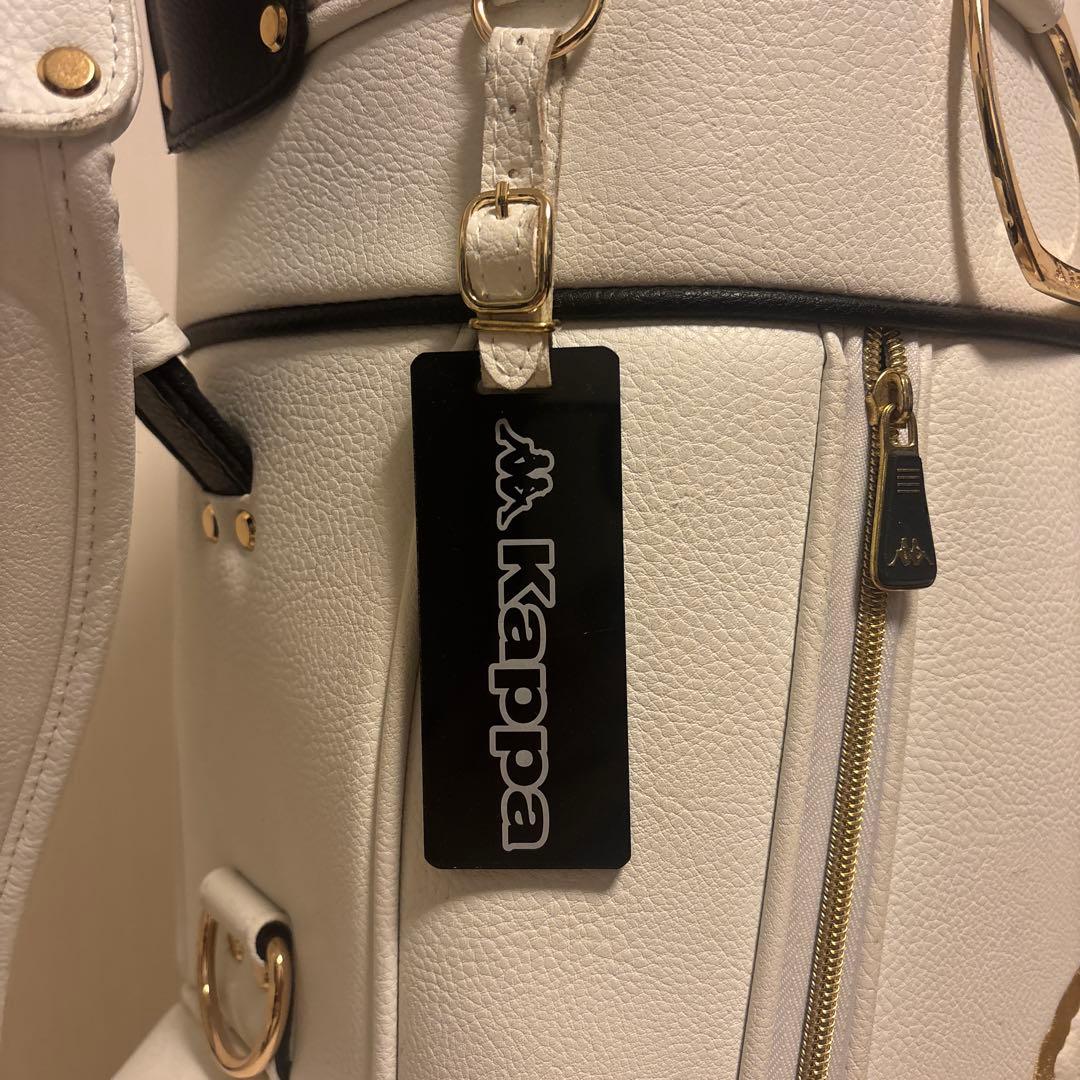 Kappa ホワイトキャディバッグ