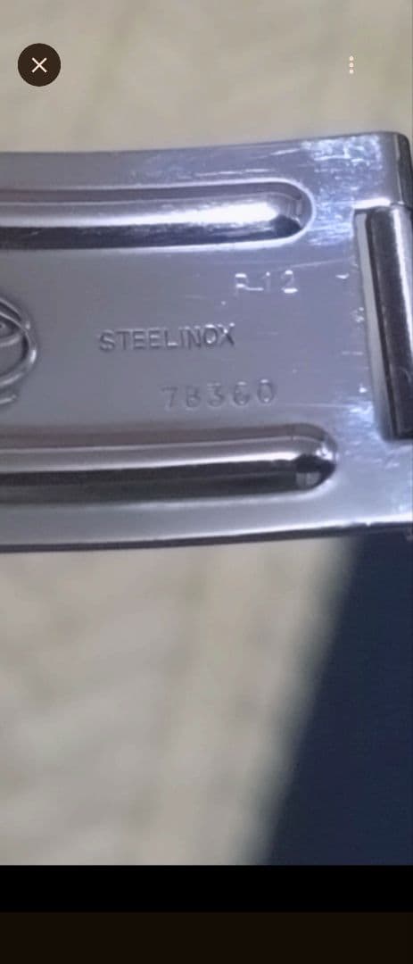 【希少】ロレックス　ハードブレス　78360 FF501B