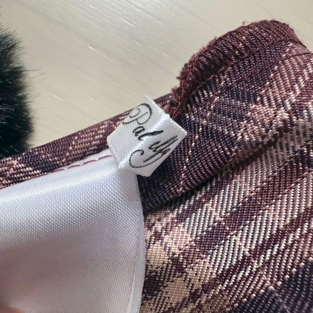 [Pal elfy]ファー付きケープワンピ 地雷系 量産型 フリーサイズ