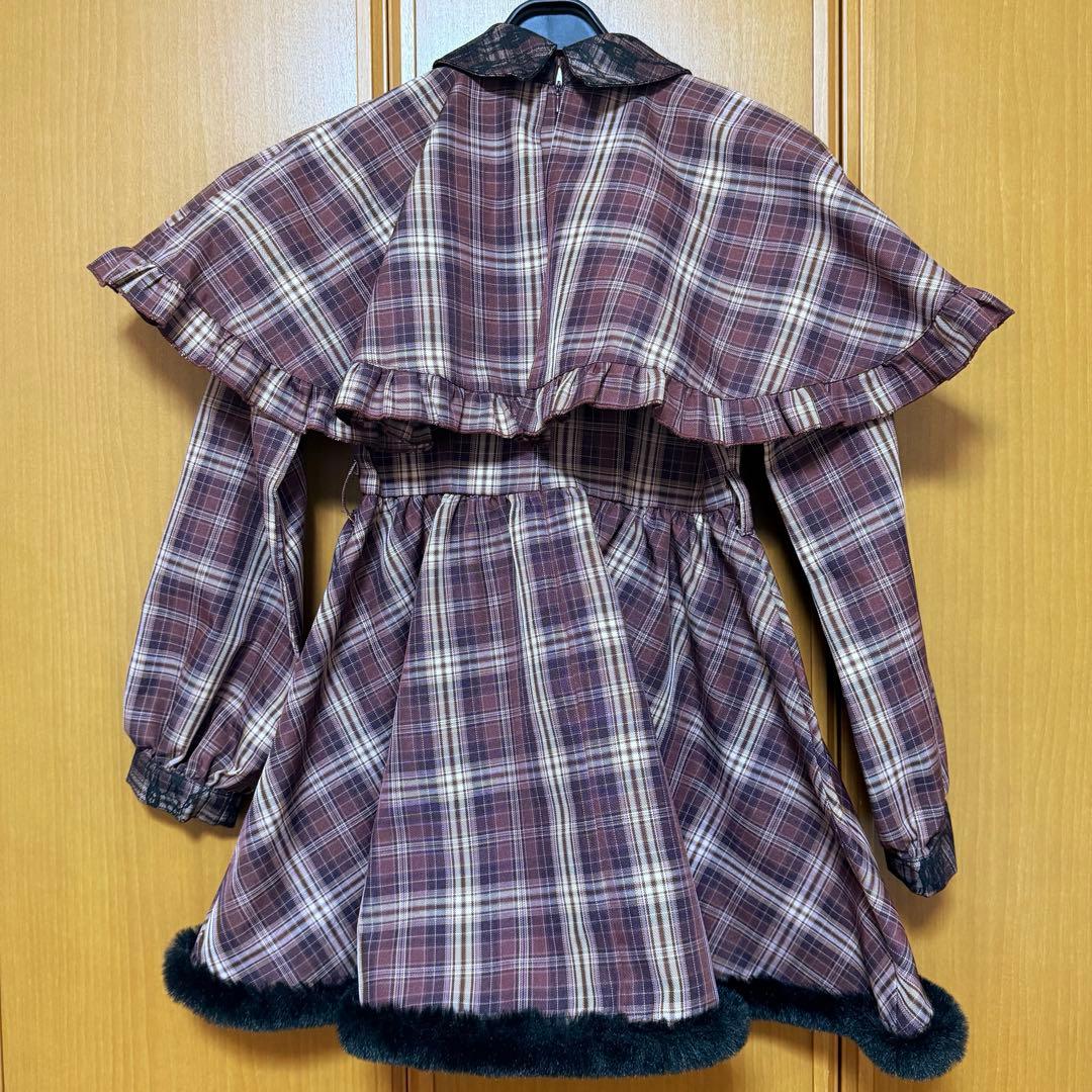 [Pal elfy]ファー付きケープワンピ 地雷系 量産型 フリーサイズ