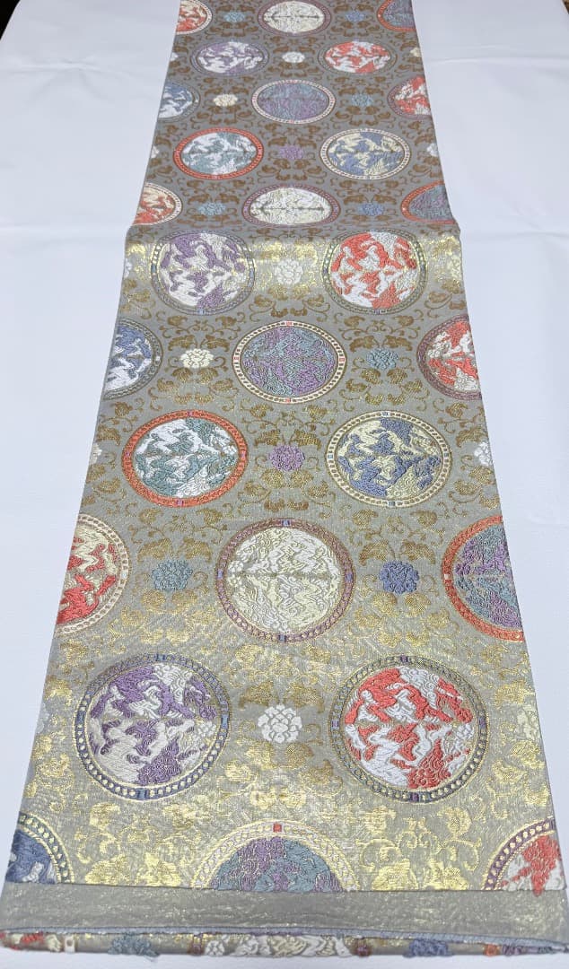 高級 袋帯 正絹 六通柄 龍村美術織物 唐織 訪問着 色無地 留袖 約90万円