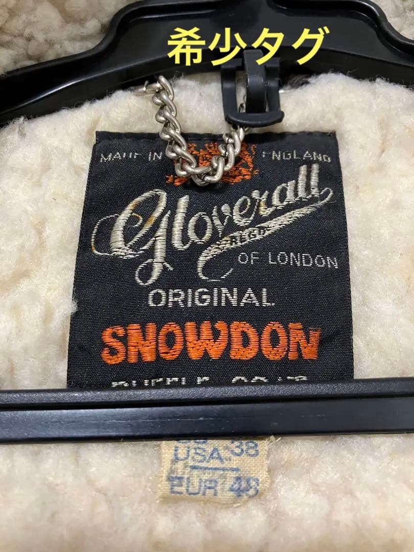 vintage希少70s 英国製 Gloverall 名作down太畝