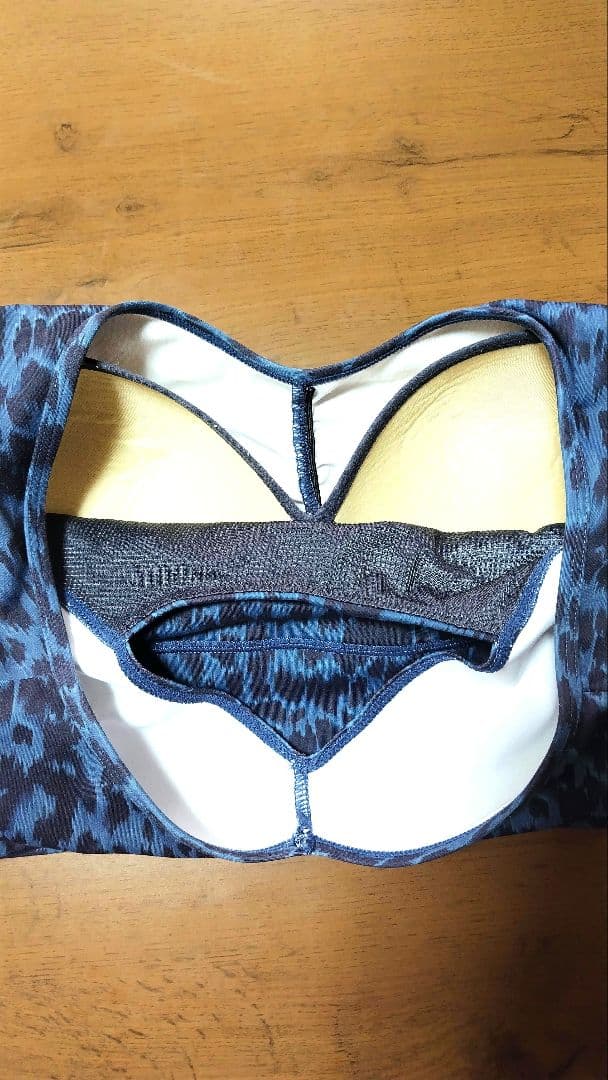 値下げSUKALA LAVA ブラトップ L ダークブルー・レオパード上下セット