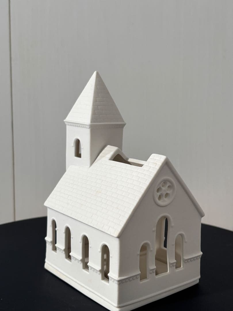 ウェッジウッド　クリスマス　キャンドルホルダー　チャーチ　教会　新品未使用