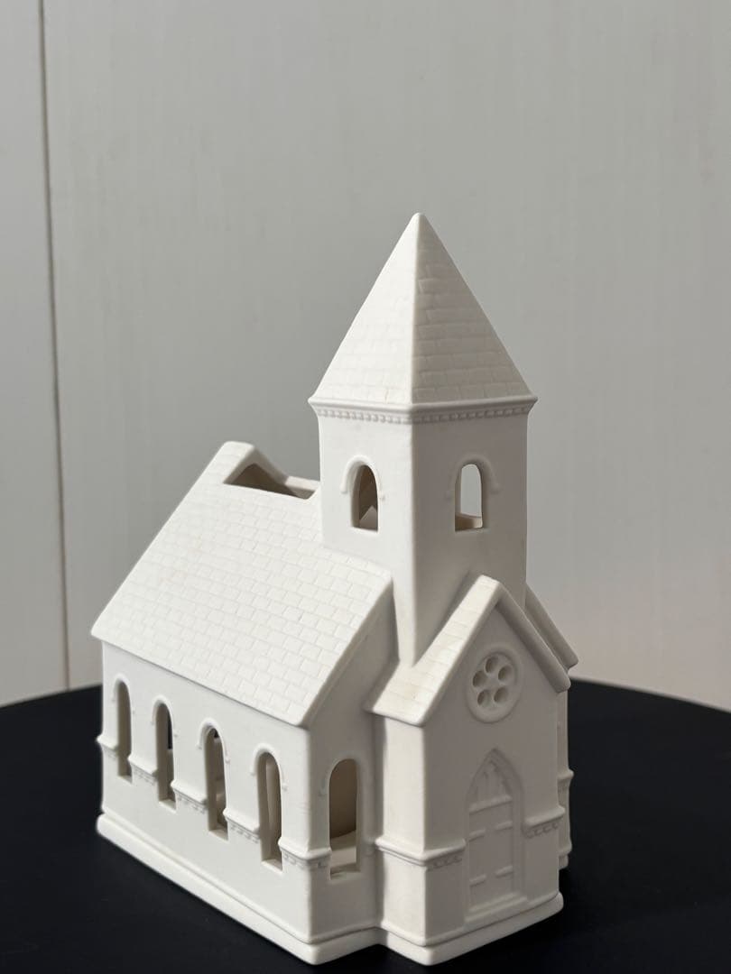 ウェッジウッド　クリスマス　キャンドルホルダー　チャーチ　教会　新品未使用