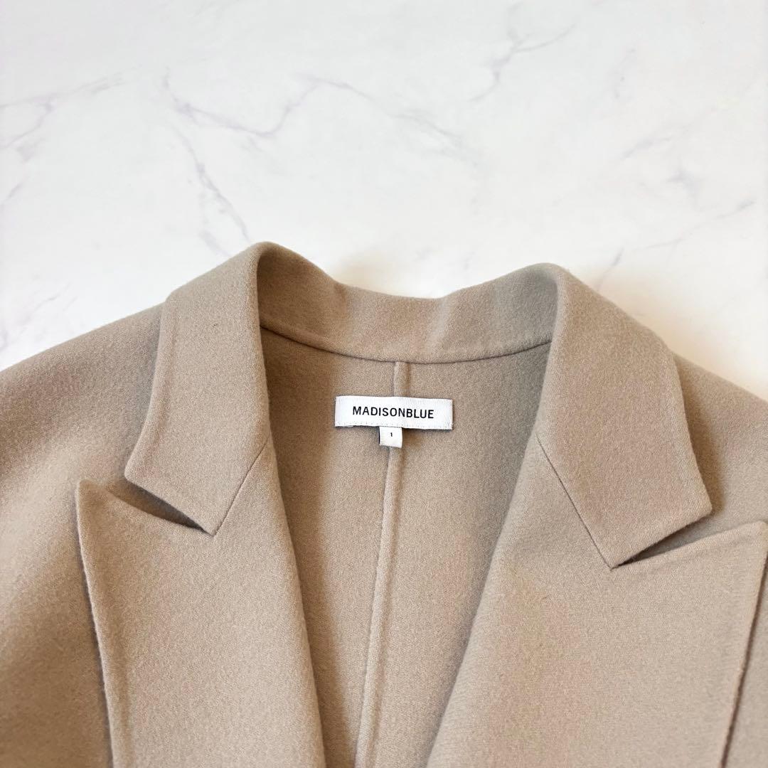 【希少なミドル丈！】マディソンブルー パールボタン チェスター リバーコート S