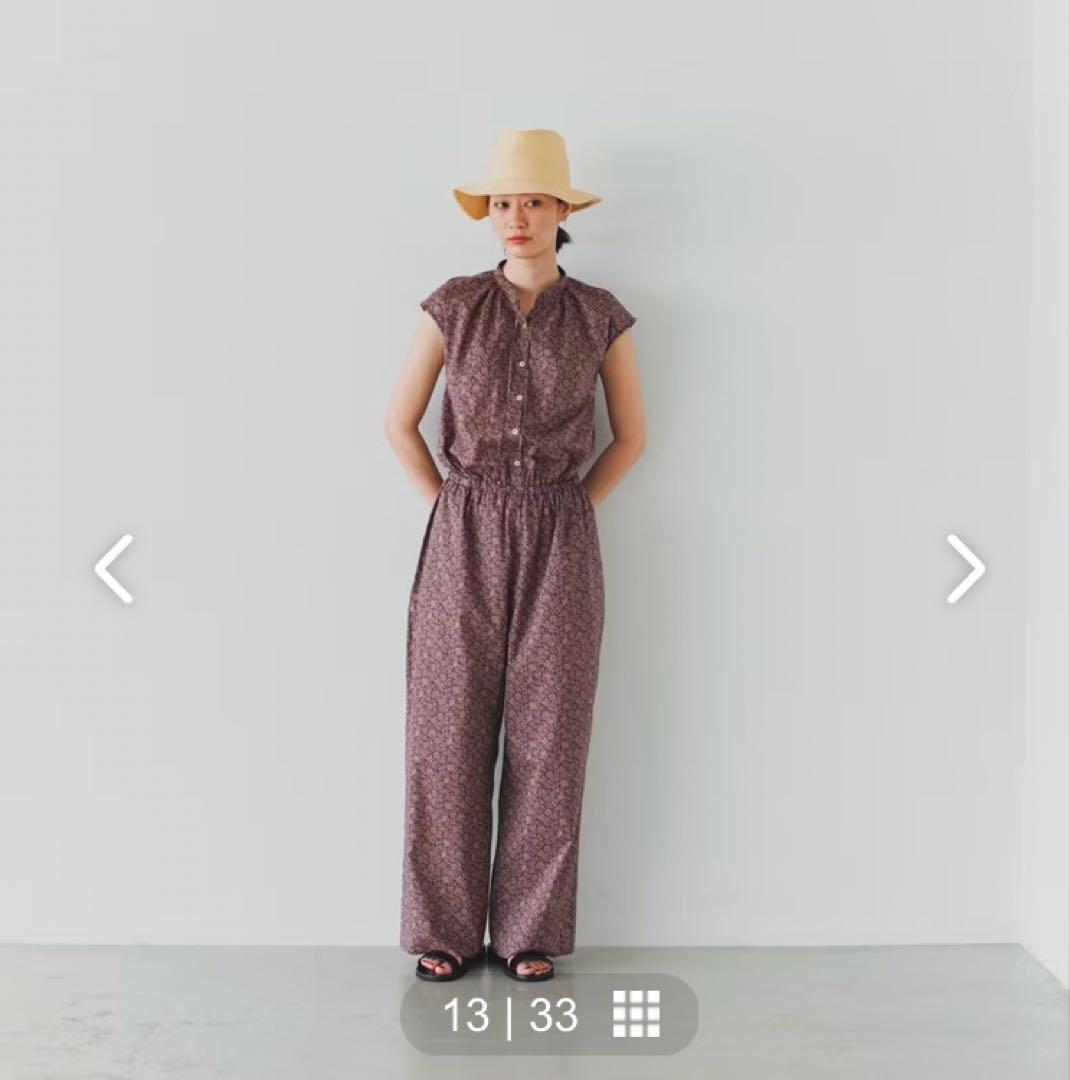 北欧暮らしの道具店　クラシトリップス　リバティオールインワン　ネイビー　極美品