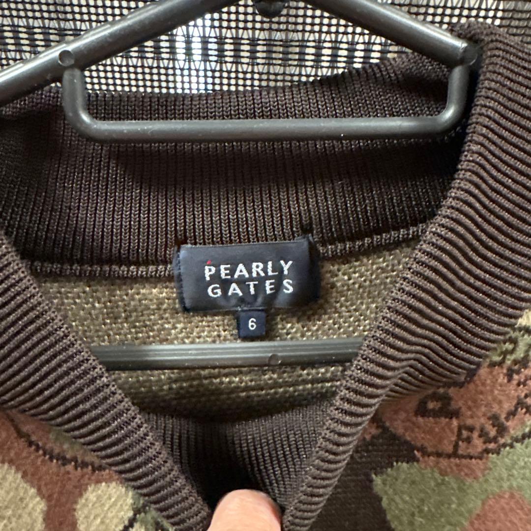 【美品】PEARLY GATES 迷彩セーター サイズ6