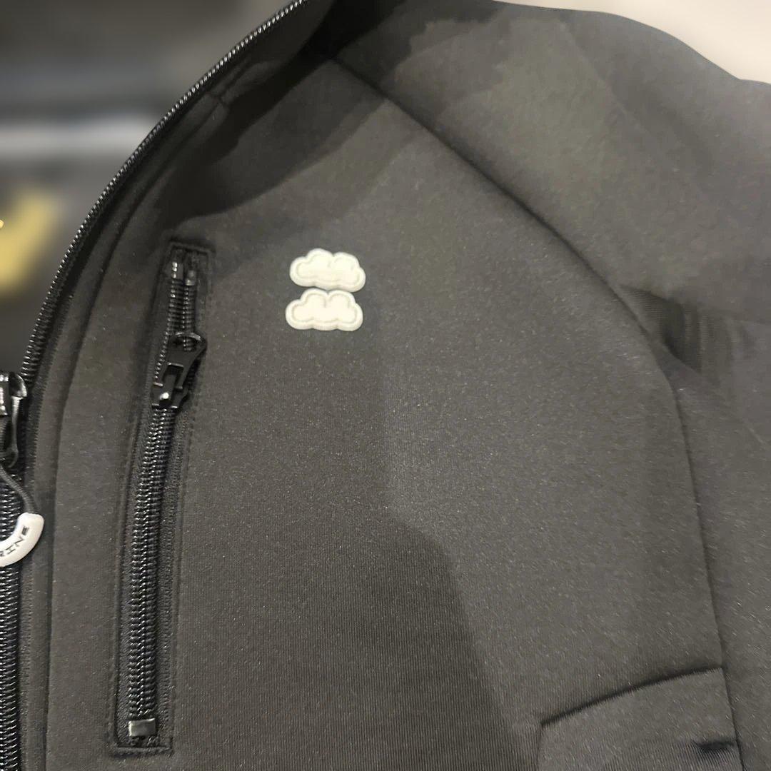 muta MARINE golf バックロゴ つば付フード着脱可