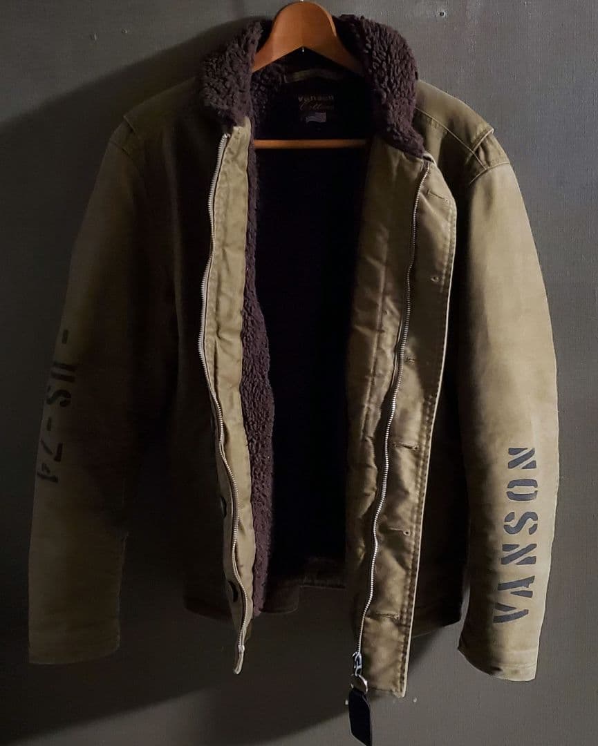 1月10日までの出品　早い物勝ち！VANSON　N-1 Deck Jacket
