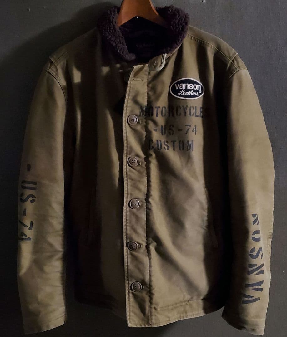1月10日までの出品　早い物勝ち！VANSON　N-1 Deck Jacket
