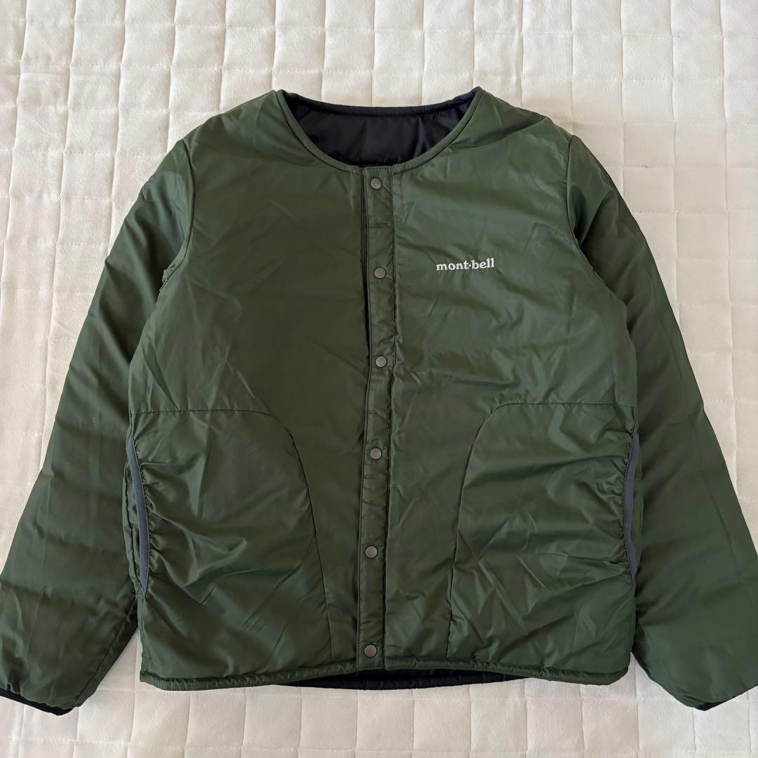 美品！大特価！モンベル（150cm）サーマラップラウンドネックジャケットベスト