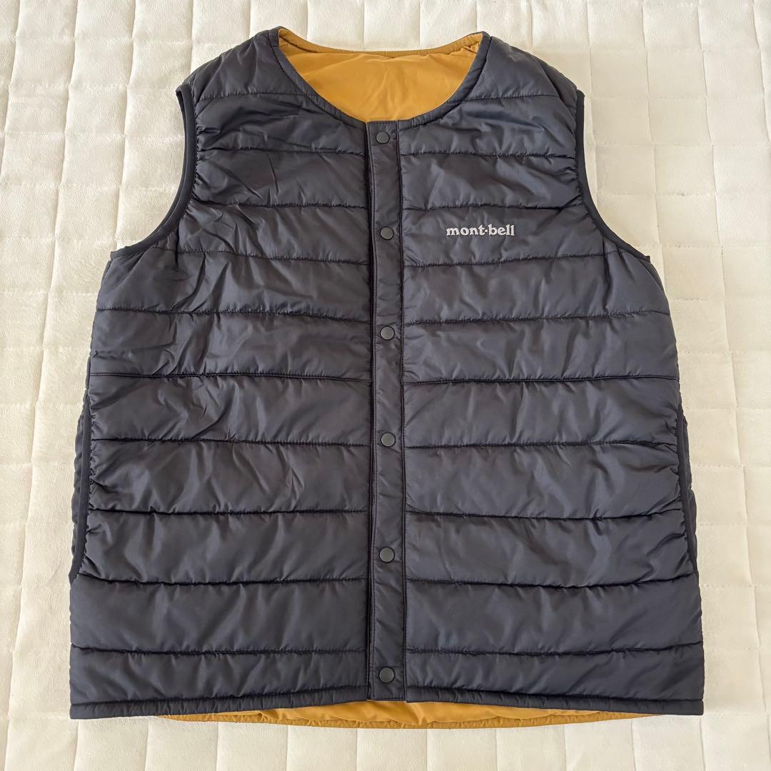 美品！大特価！モンベル（150cm）サーマラップラウンドネックジャケットベスト