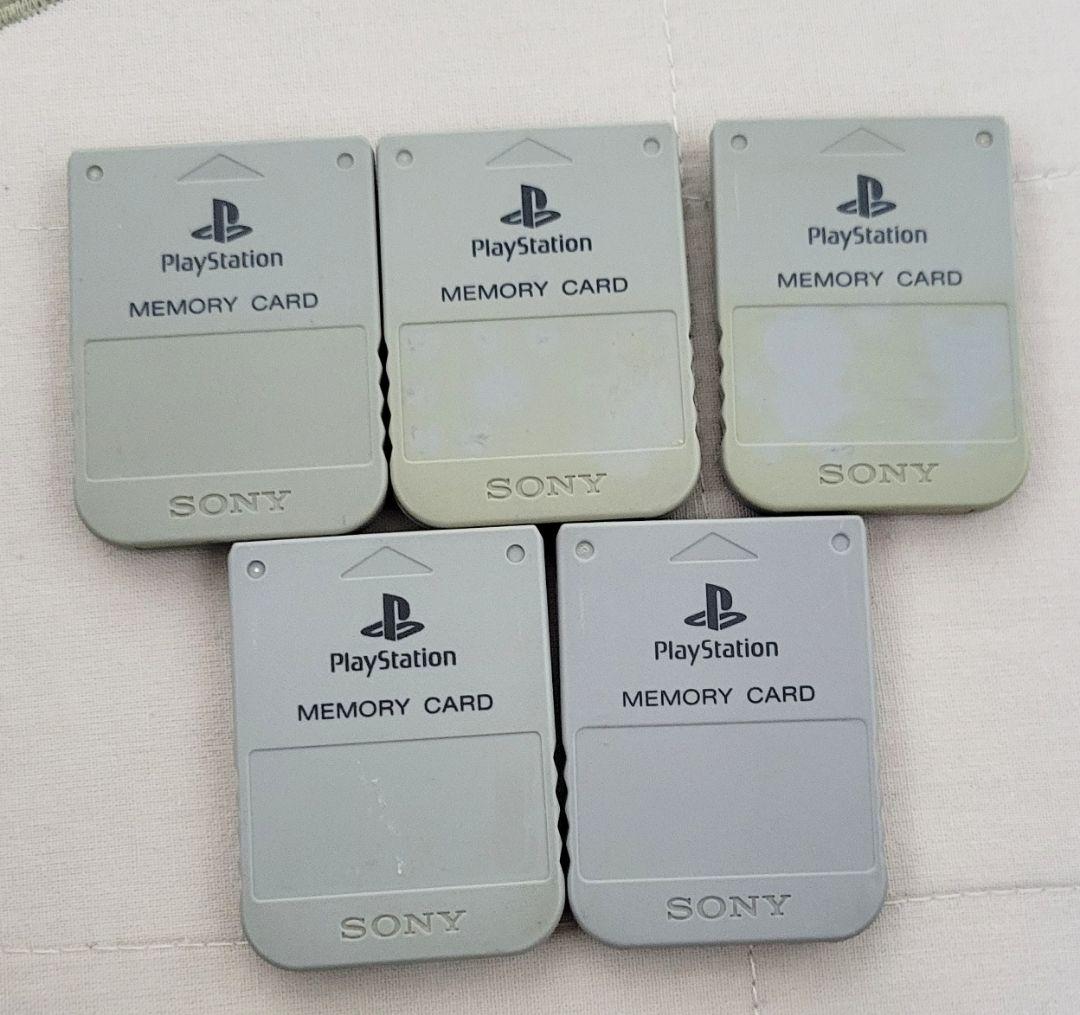 PlayStation　プレイステーション　ゲーム　機器　ディスク　メモリーカー