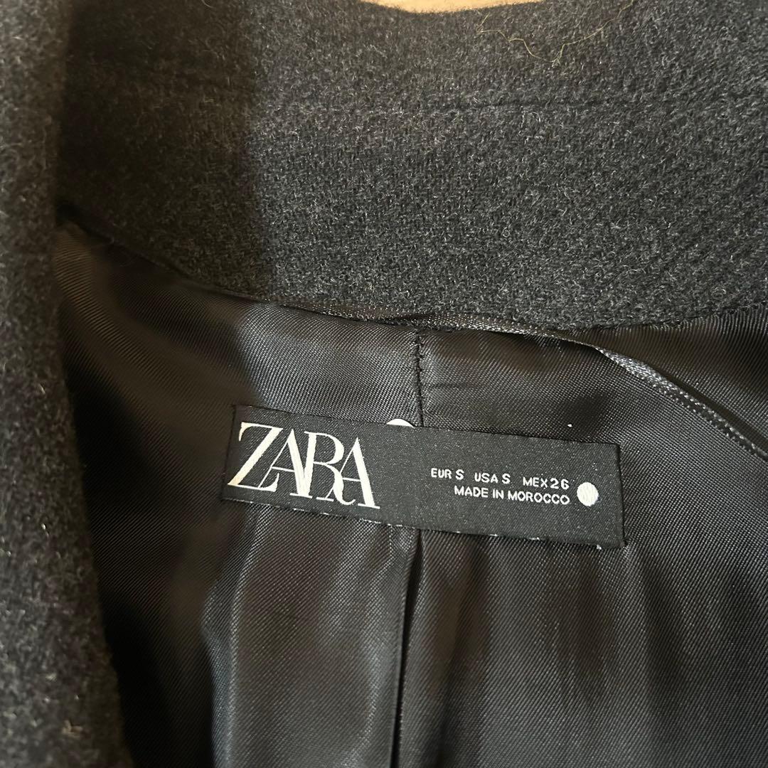 ZARA ザラ　ロングコート　MANTECO マンテコ　秋冬　ベルト　希少　美品