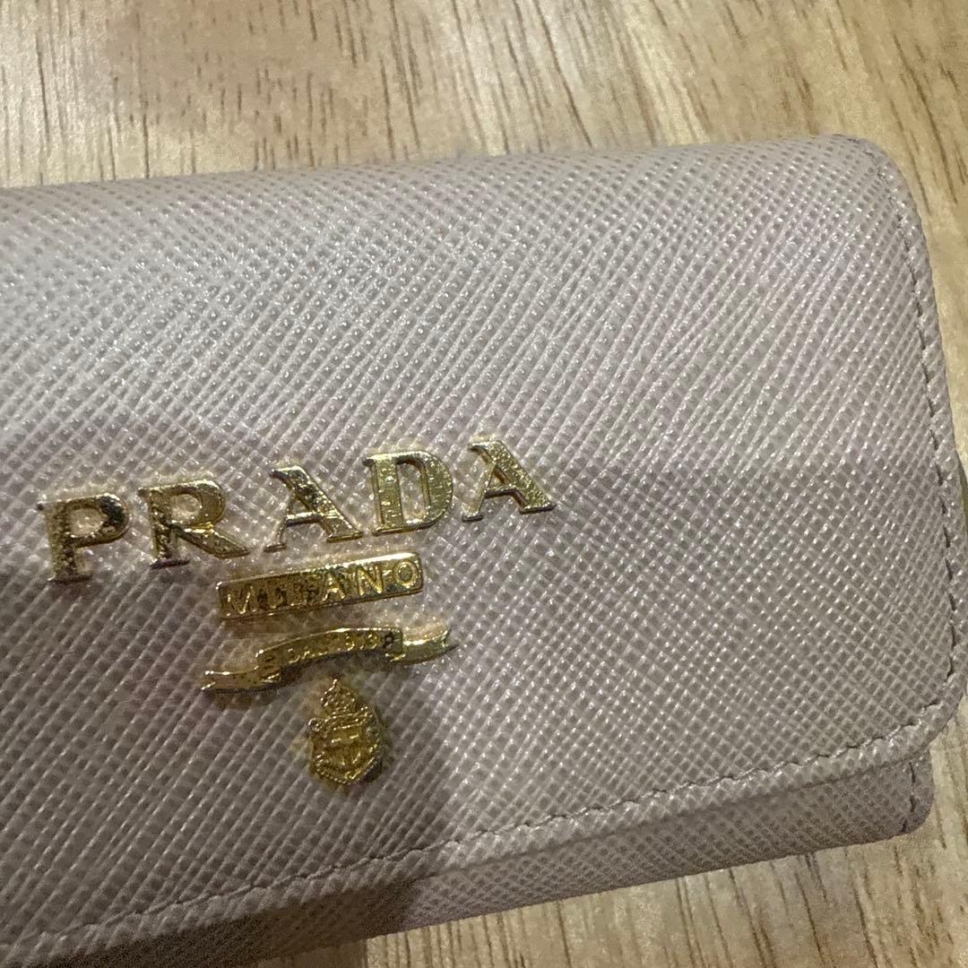 PRADA サフィアーノマルチカラーキーケース