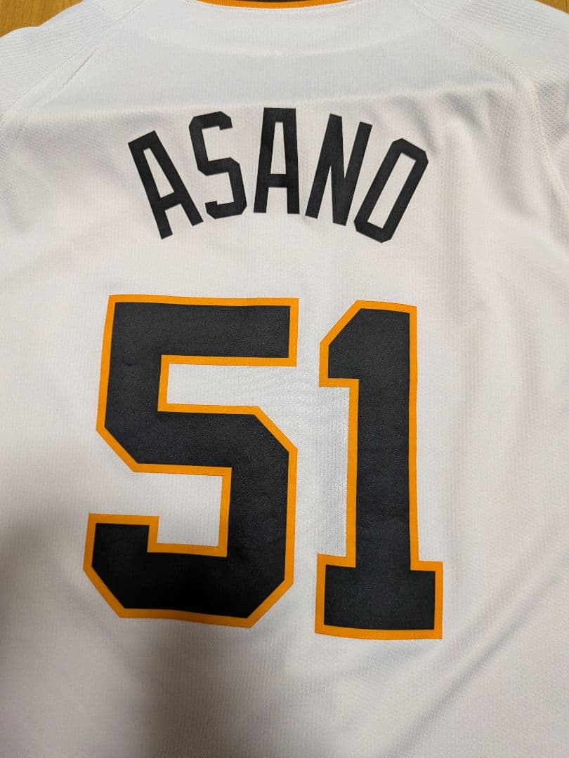 ジャイアンツ　浅野翔吾　ユニフォーム　チャンピオンエンブレム付き　XL　巨人